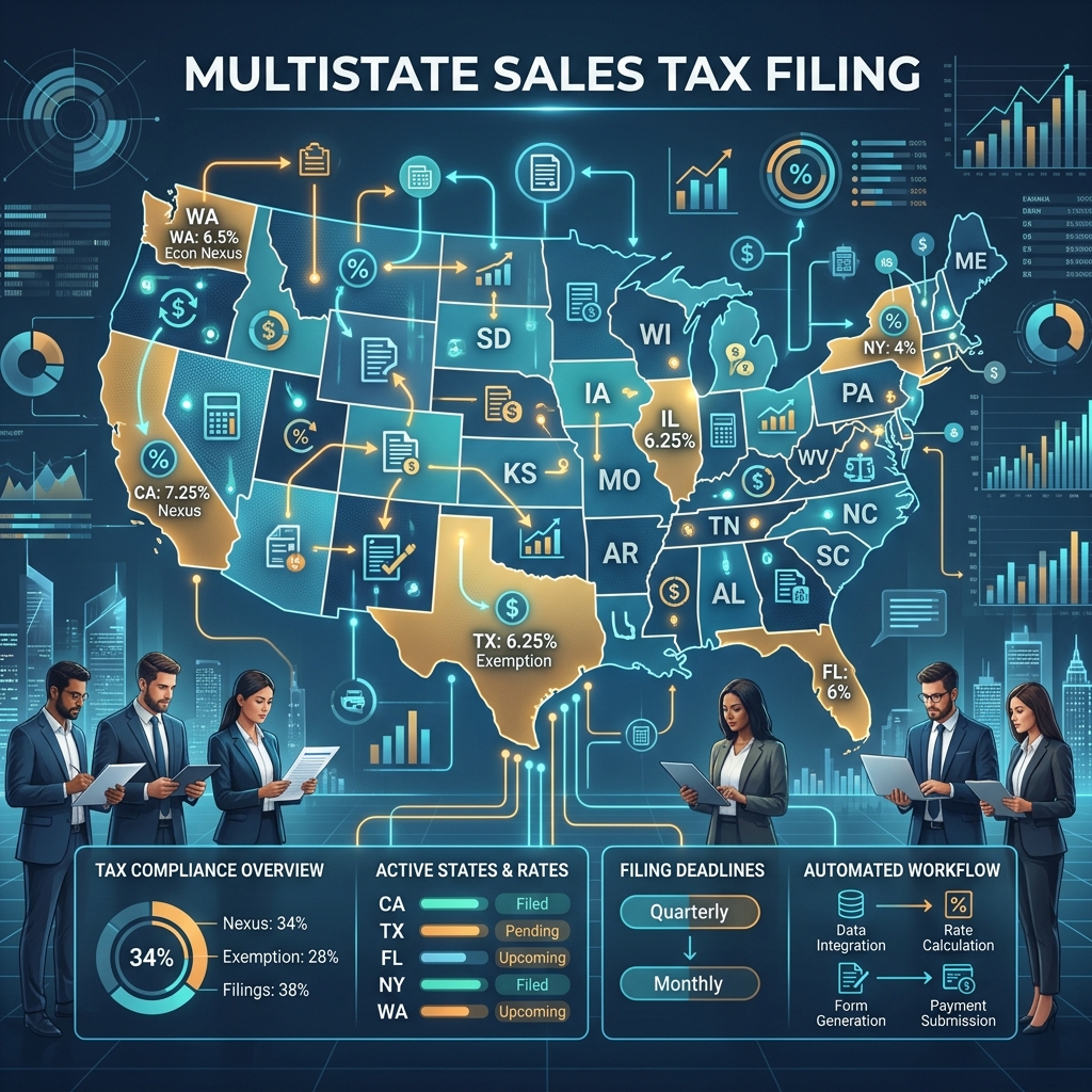 Multistate Sales Tax Filing