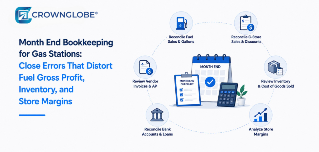 Month End Bookkeeping for Gas Stations: Close Errors That Distort Fuel Gross Profit, Inventory, and Store Margins