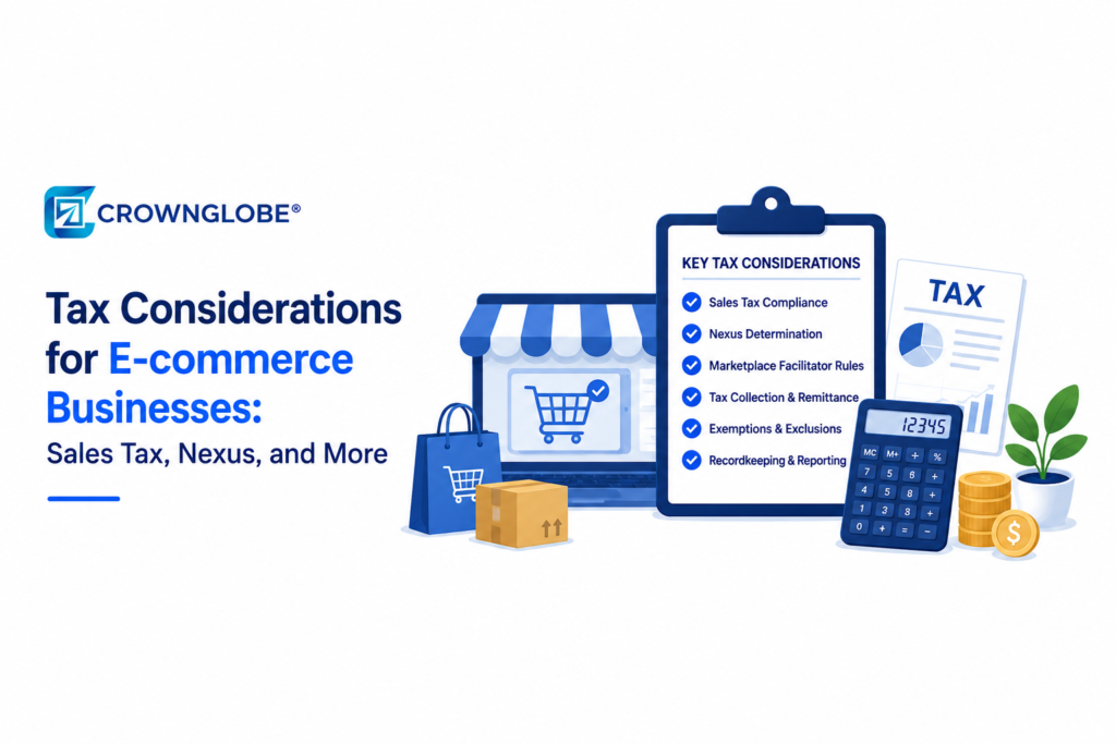 Tax Considerations for E-commerce Businesses: Sales Tax, Nexus, and More