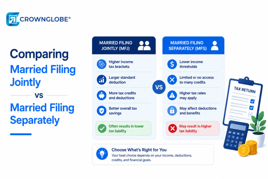 Comparing Married Filing Jointly vs Married Filing Separately