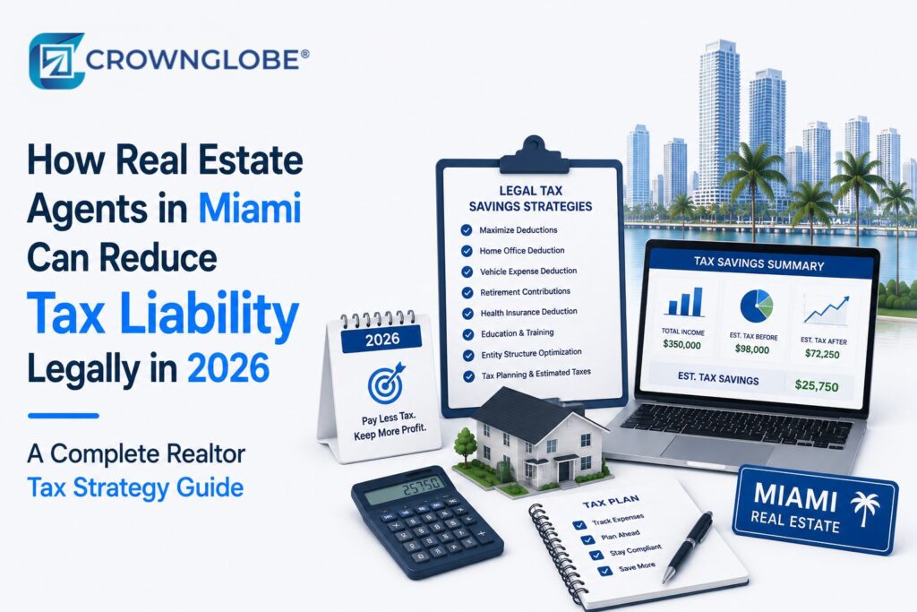 How Real Estate Agents in Miami Can Reduce Tax Liability Legally in 2026 A Complete Realtor Tax Strategy Guide