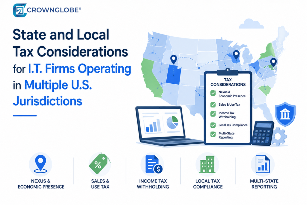 State and Local Tax Considerations for I.T. Firms Operating in Multiple U.S. Jurisdictions